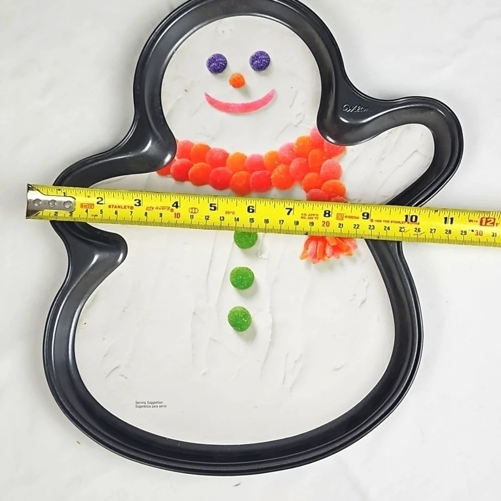 Wilton 2010 Snowman Cookie December Baking Pan NWOT Unused